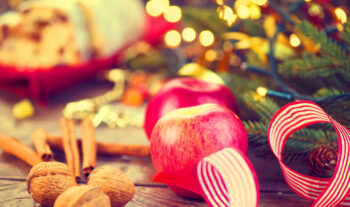 Jessie Ziff Cool apple holiday tree walnut nut Christmas