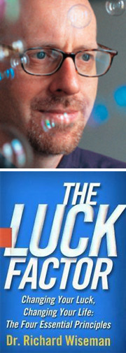 portrait book Richard Wiseman Luck Factor