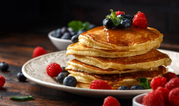 Fruit pancakes Chef Daniel Orr